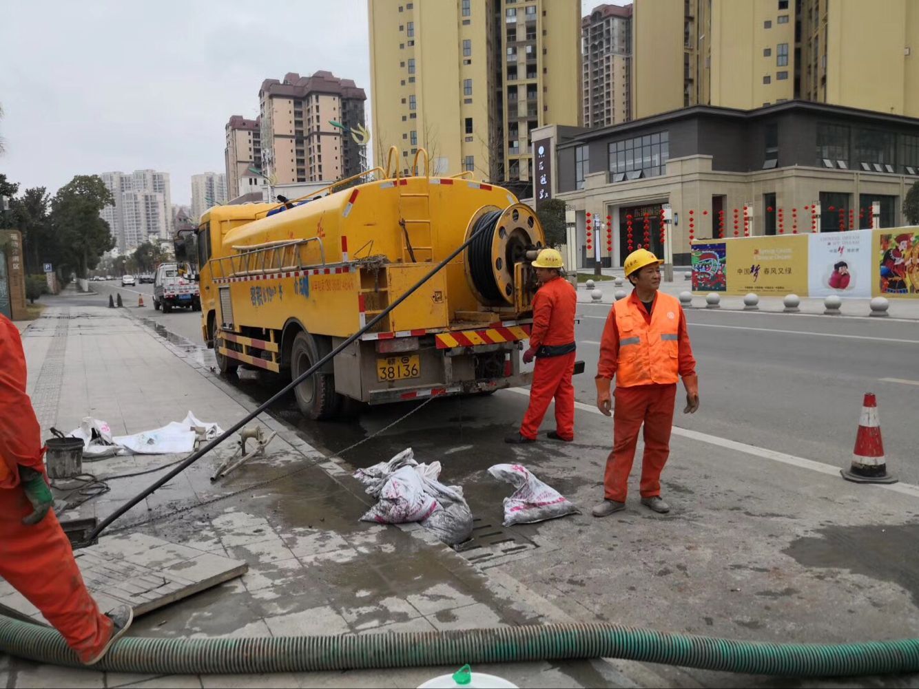 广州排污管道清淤-管道清洗